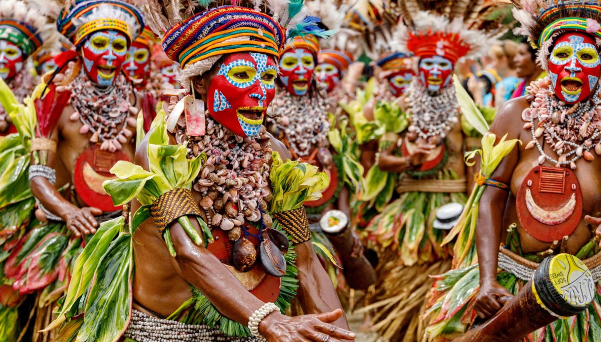 Indigeni della Papua Nuova Guinea