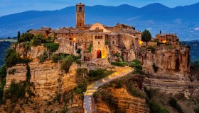 Civita di Bagnoregio, la Pietranera di Il nome della rosa