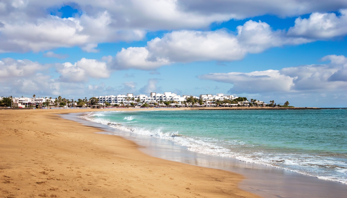 Playa de los Pocillos in Puerto del Carmen, Lanzarote