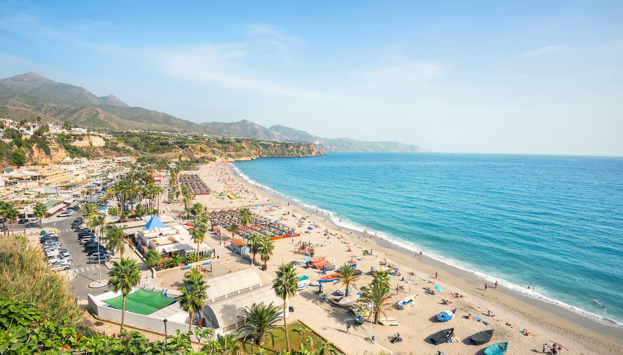 Spiaggia Nerja Costa del Sol Spagna