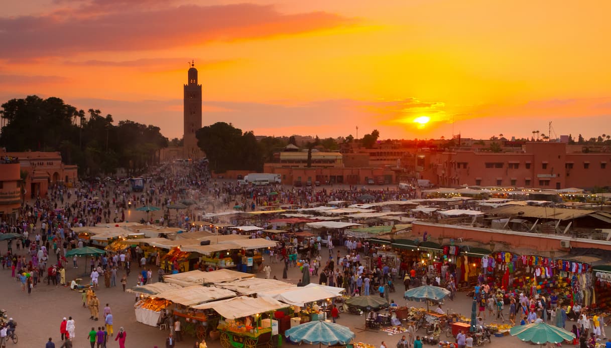 Marrakech, tramonto