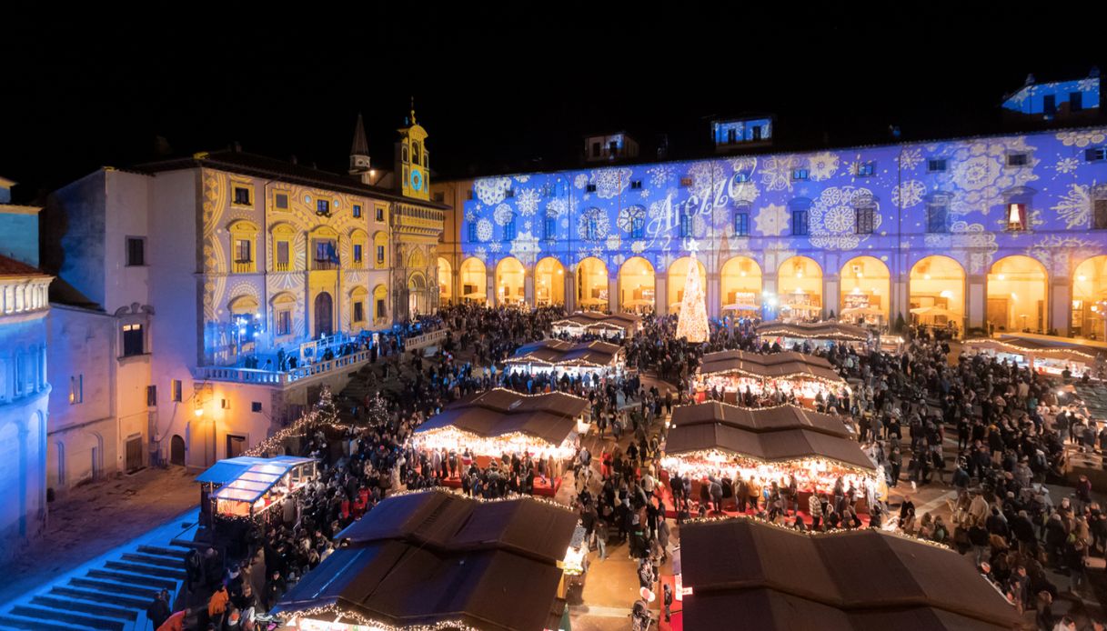 Ad Arezzo tutta la magia dei Mercatini di Natale