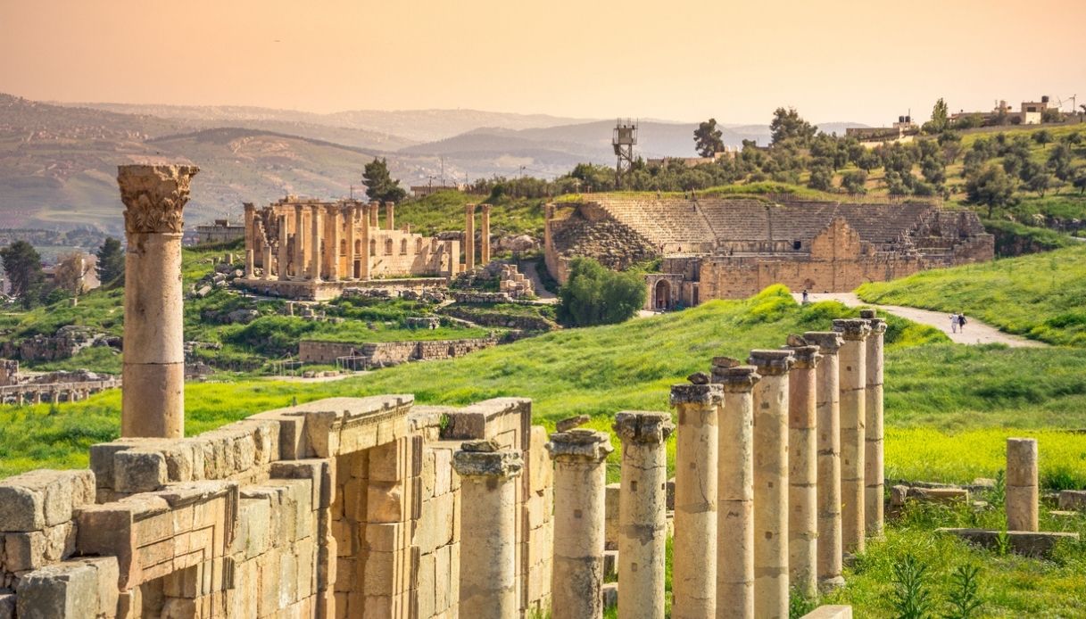 Jerash vista sul sito archologico