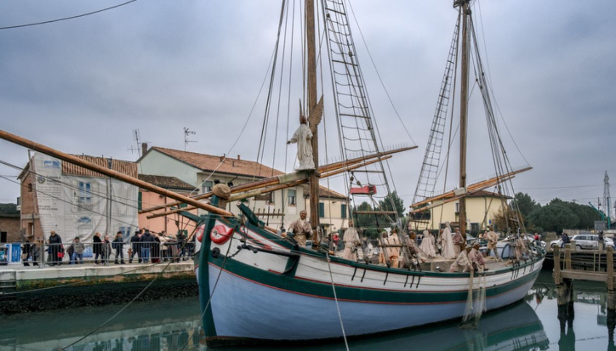 Presepe galleggiante di Cesenatico, fra i più bei presepi di Italia