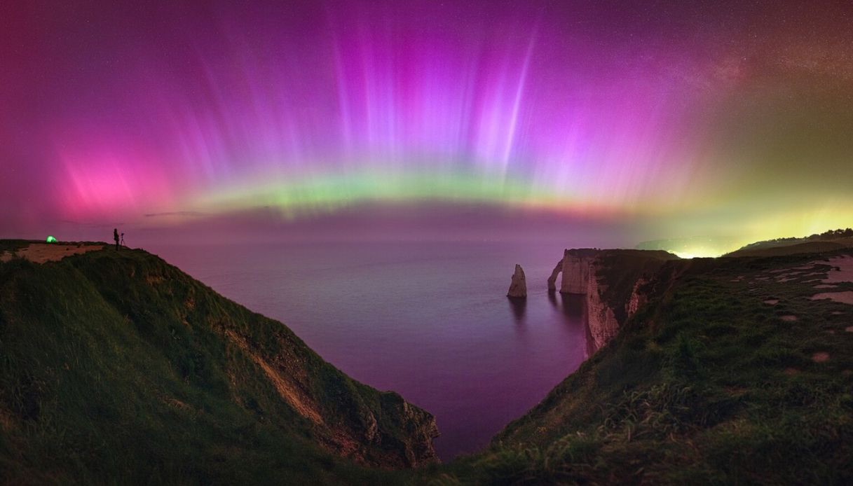 Aurora boreale Francia