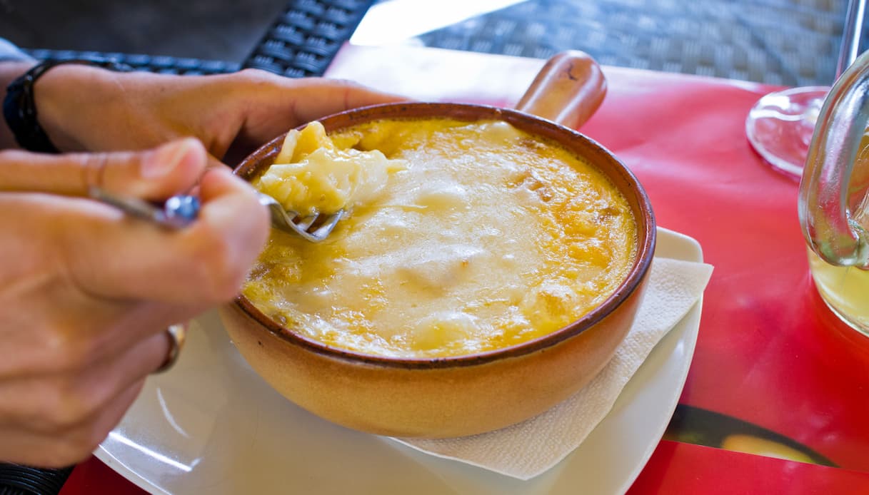 Polenta, formaggi