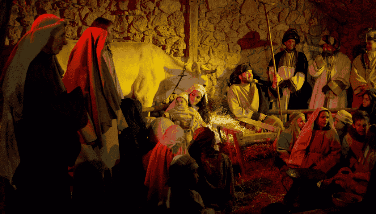 presepe vivente di Marcellano in Umbria