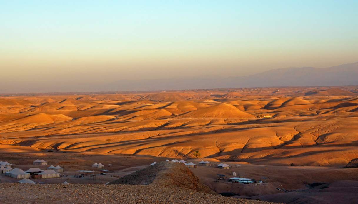 tramonto deserto Agafay