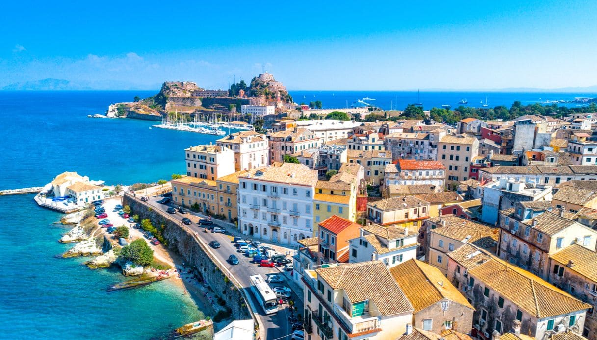 l'isola di Corfù, Grecia