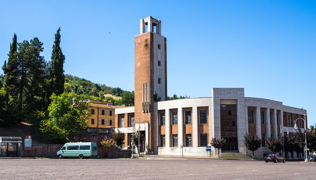 Ex casa del Fascio Predappio, dove è nato Benito Mussolini