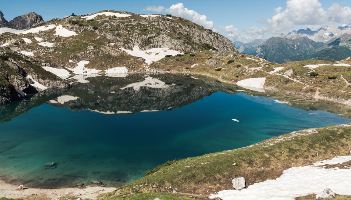 Lago Coldai, laghetto di montagna in Veneto