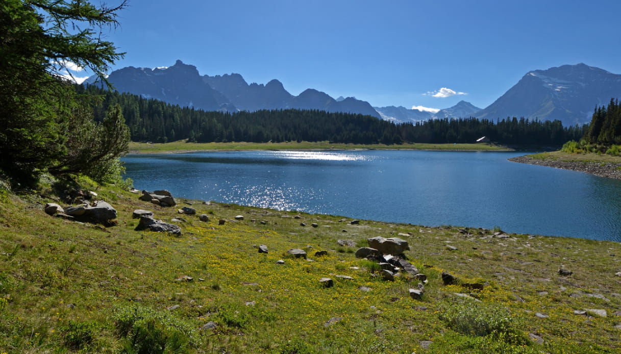 Lago Palù: si trova in montagna in Lombardia