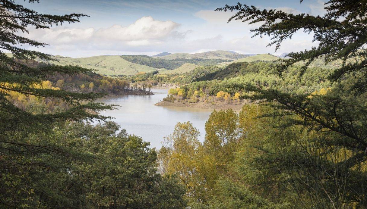 Lago di Ancipa, in Sicilia