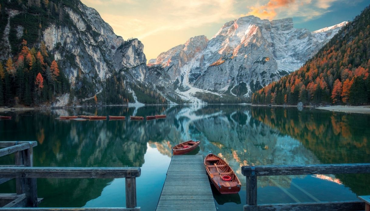 Lago di Braies, in Trentino-Alto Adige