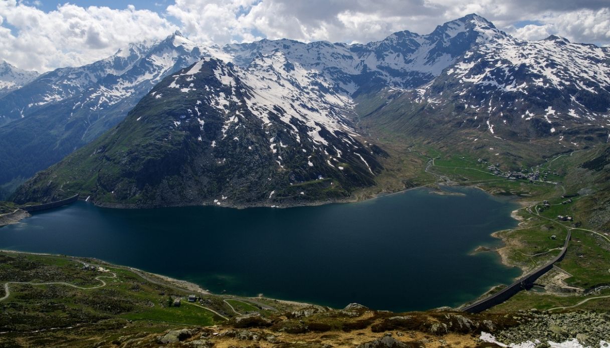 Lago di Montespluga, in Lombardia