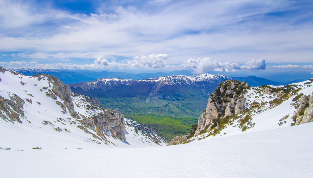 Monte Amaro sul massiccio Maiella in Abruzzo