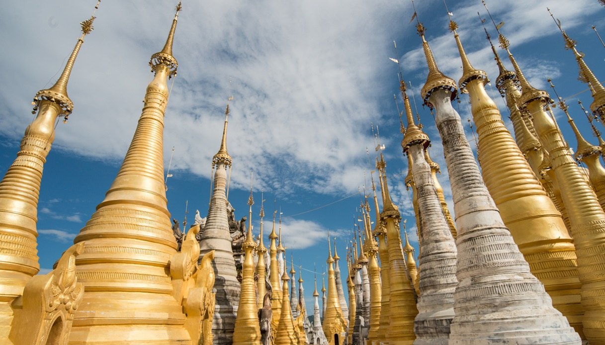 Shwe Indein Pagoda, Myanmar (ex Birmania)