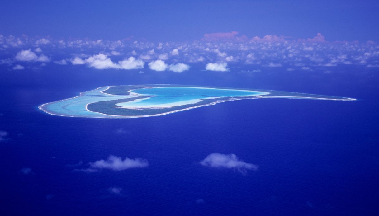 L'isola di Tupai nella Polinesia Francese