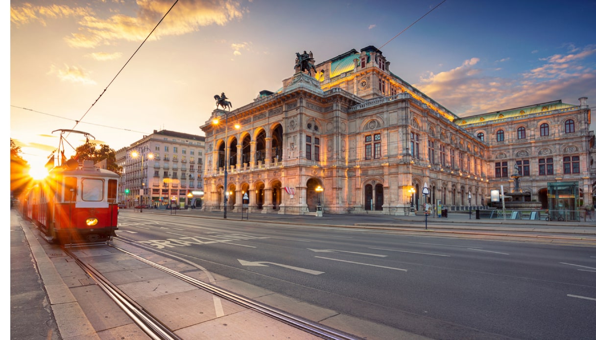 Vienna in tram