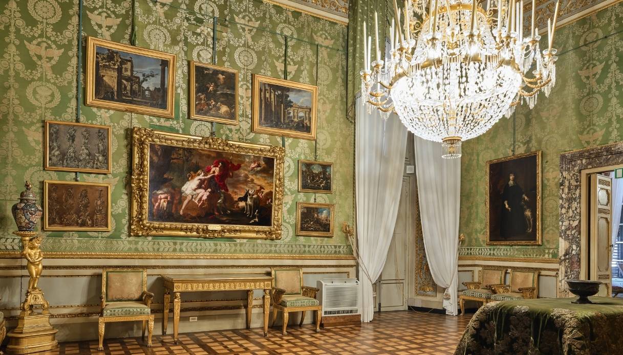 Sala dei pappagalli a Palazzo Pitti