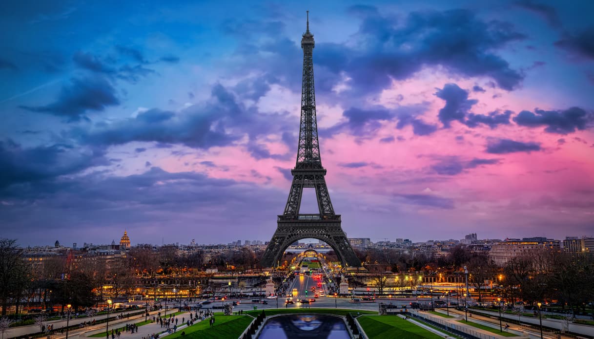 Parigi, tramonto