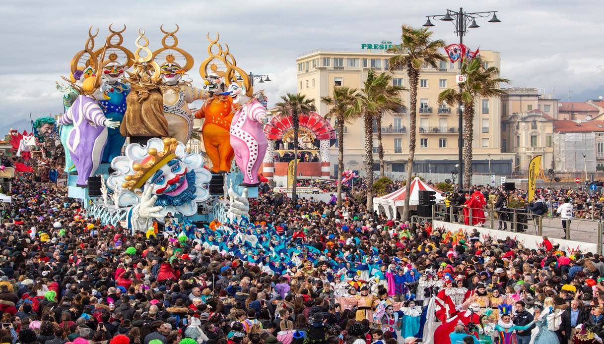 I festeggiamenti del Carnevale di Viareggio