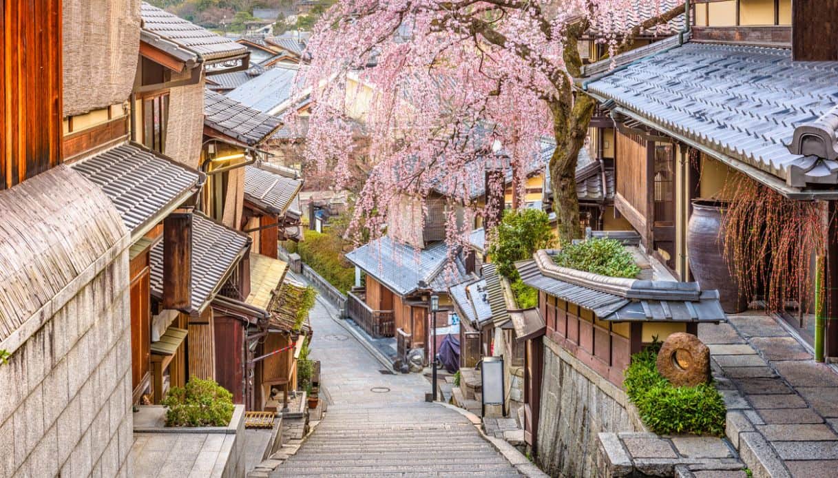 Vicoli a Kyoto, Giappone