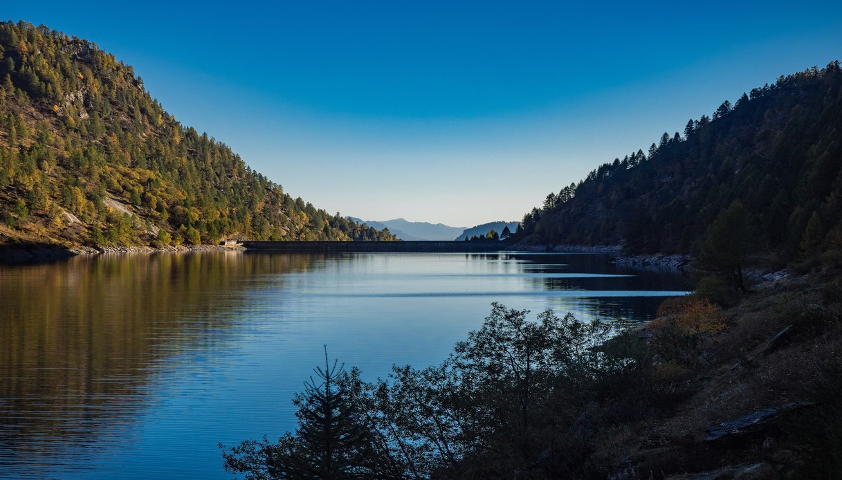 Lago di Agaro in Piemonte