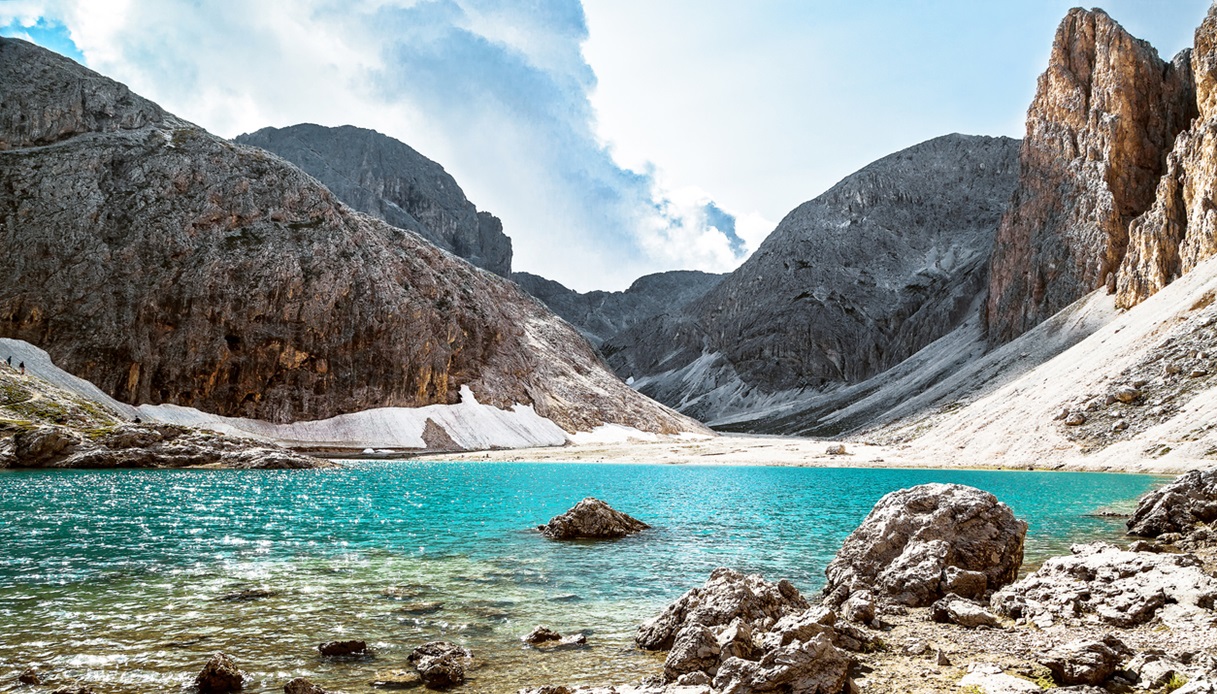 Lago Antermoia, in Trentino-Alto Adige