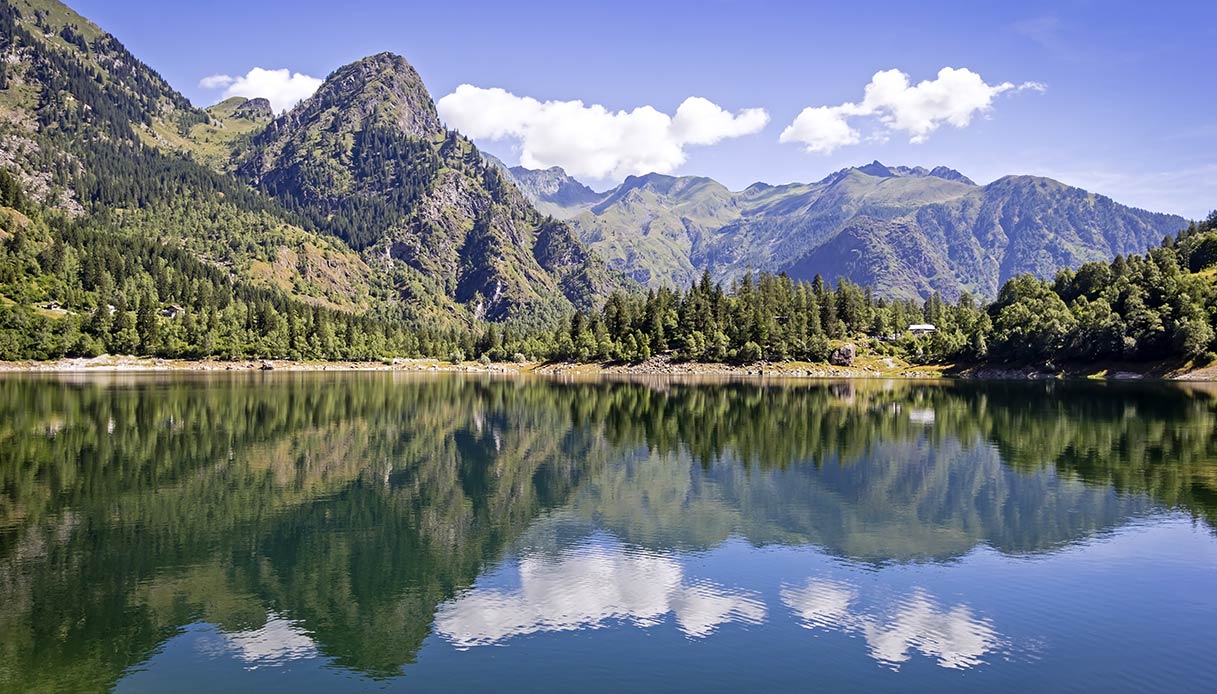 Lago di Antrona in Piemonte