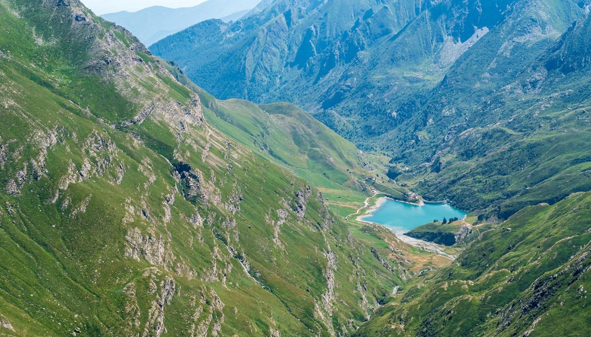 Lago di Malciaussia, in Piemonte