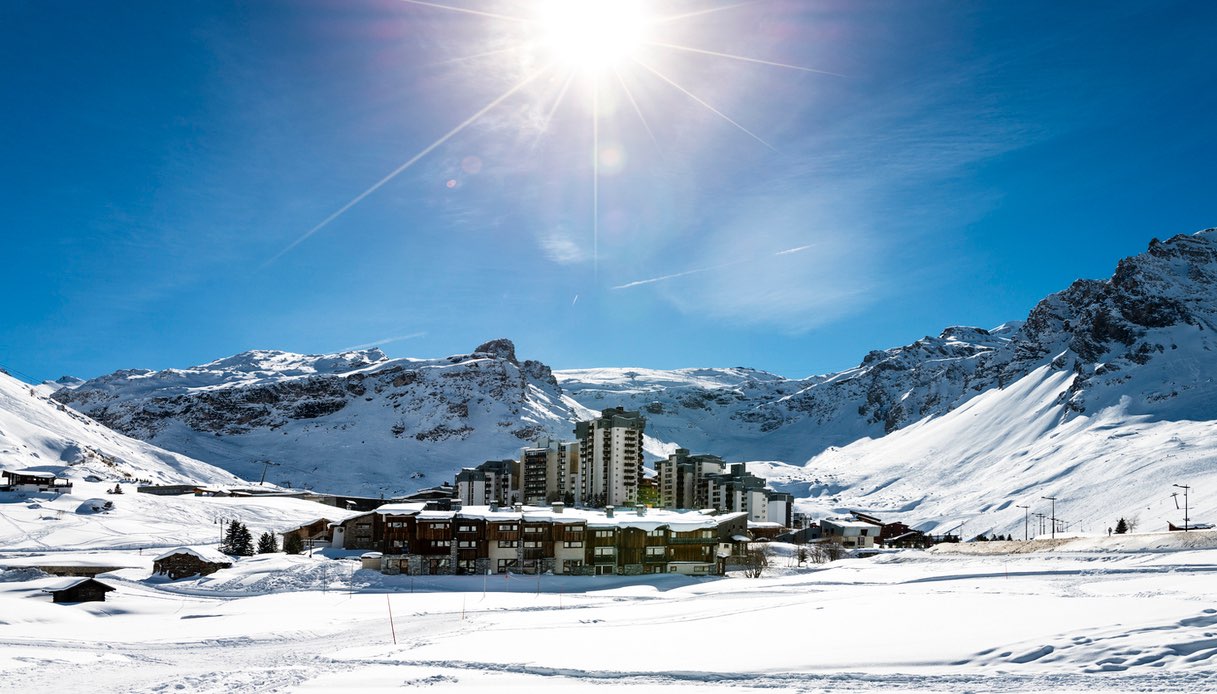 Tignes, località sciistica in Francia