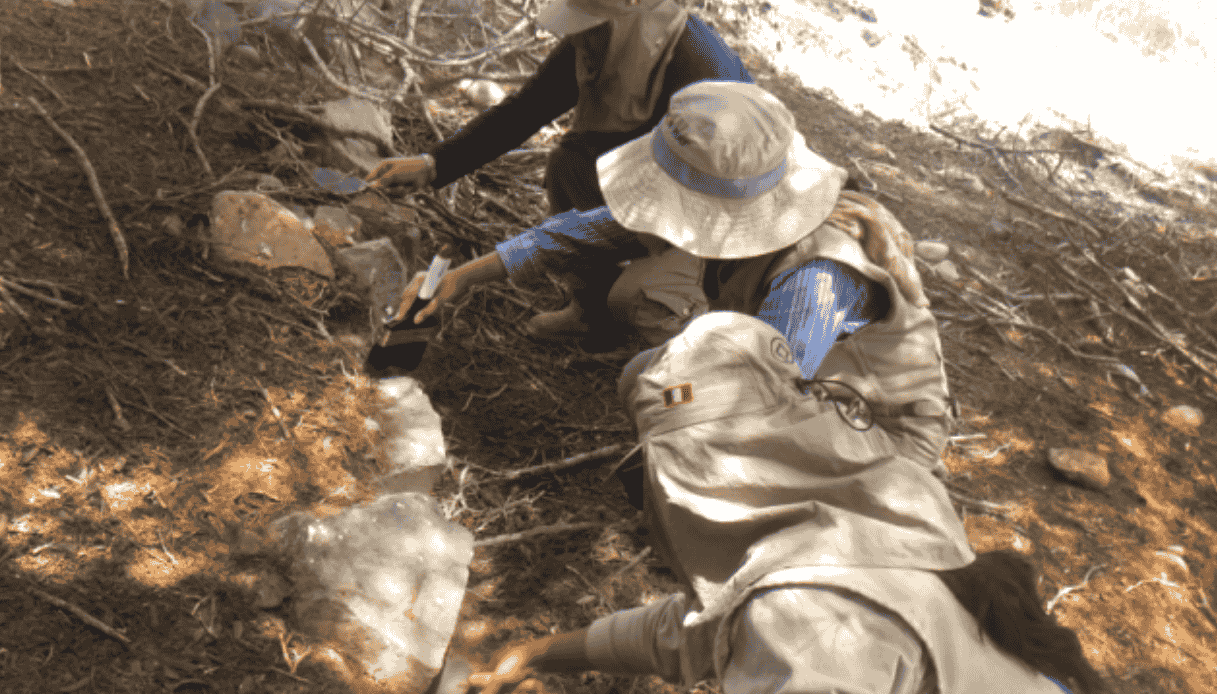 Team di archeologi a lavoro nella Zona Arqueológica Caral 