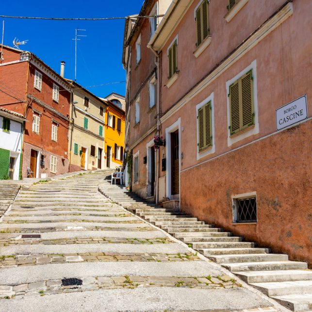 Via del centro storico di Castelfidardo