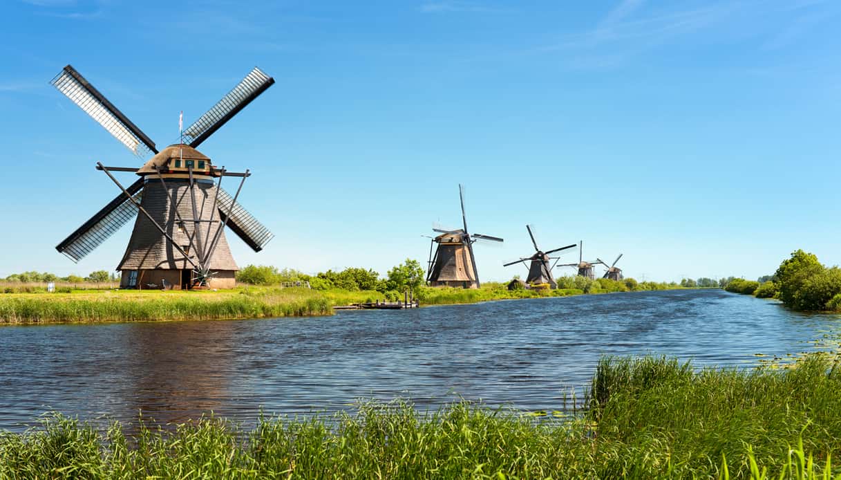 Cosa vedere a Rotterdam: i mulini a vento di Kinderdijk