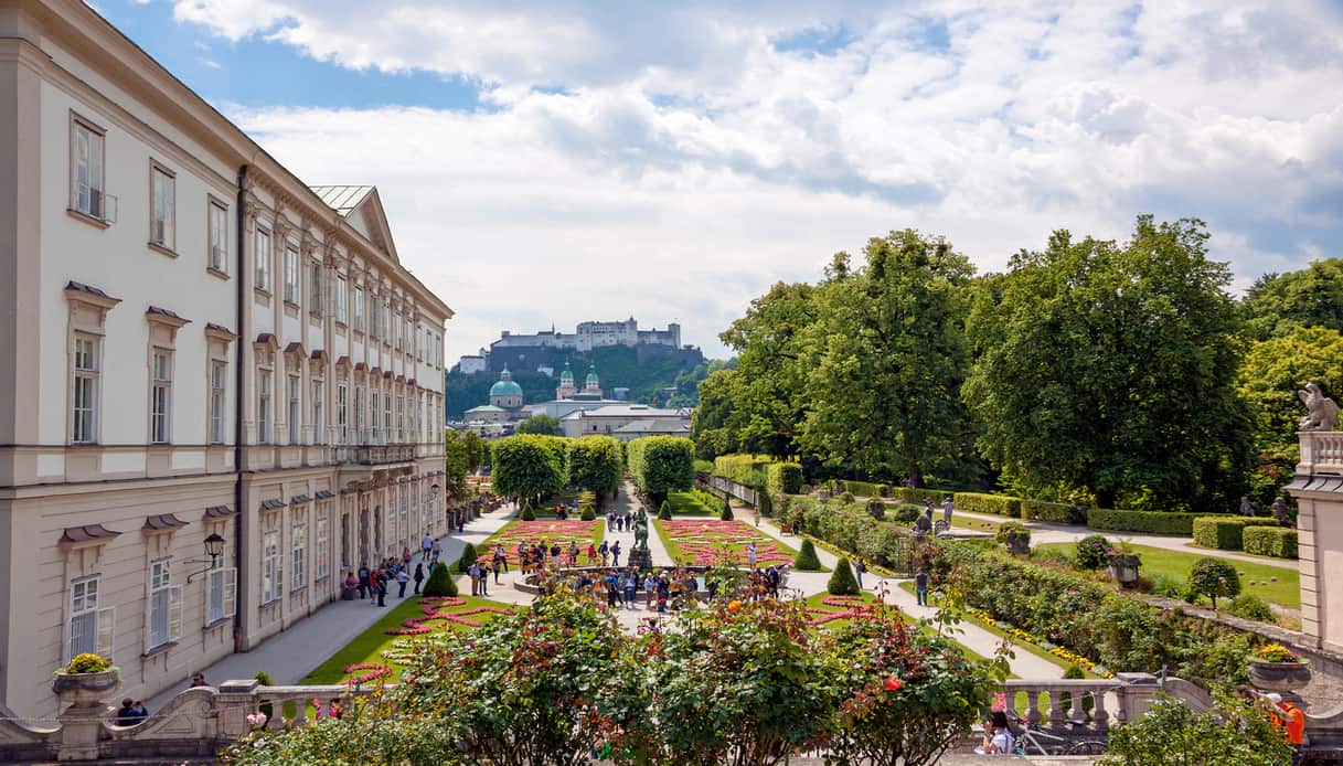 I giardini dello Schloss Mirabell di Salisburgo