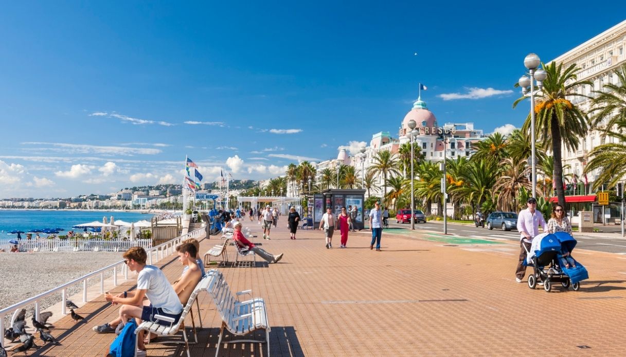 promenade des Anglais a Nizza