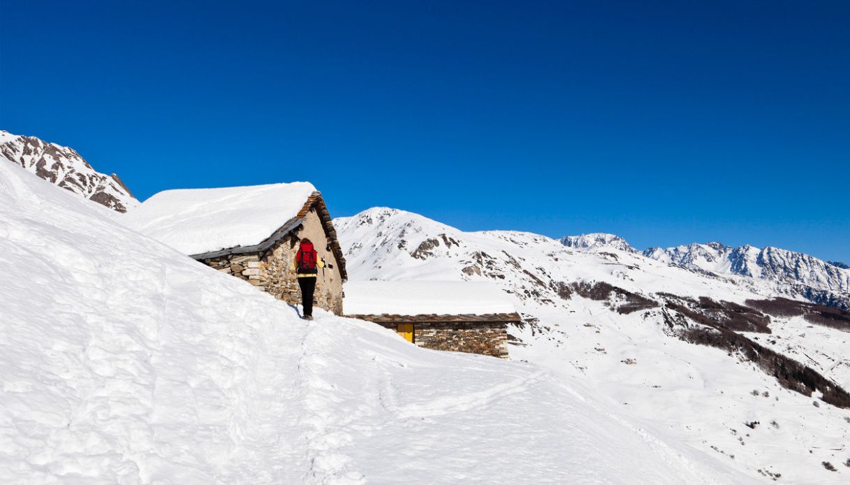 Gran San Bernardo in inverno