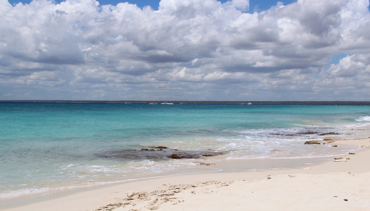 Spiaggia dell'isola Catalina, in Repubblica Dominicana