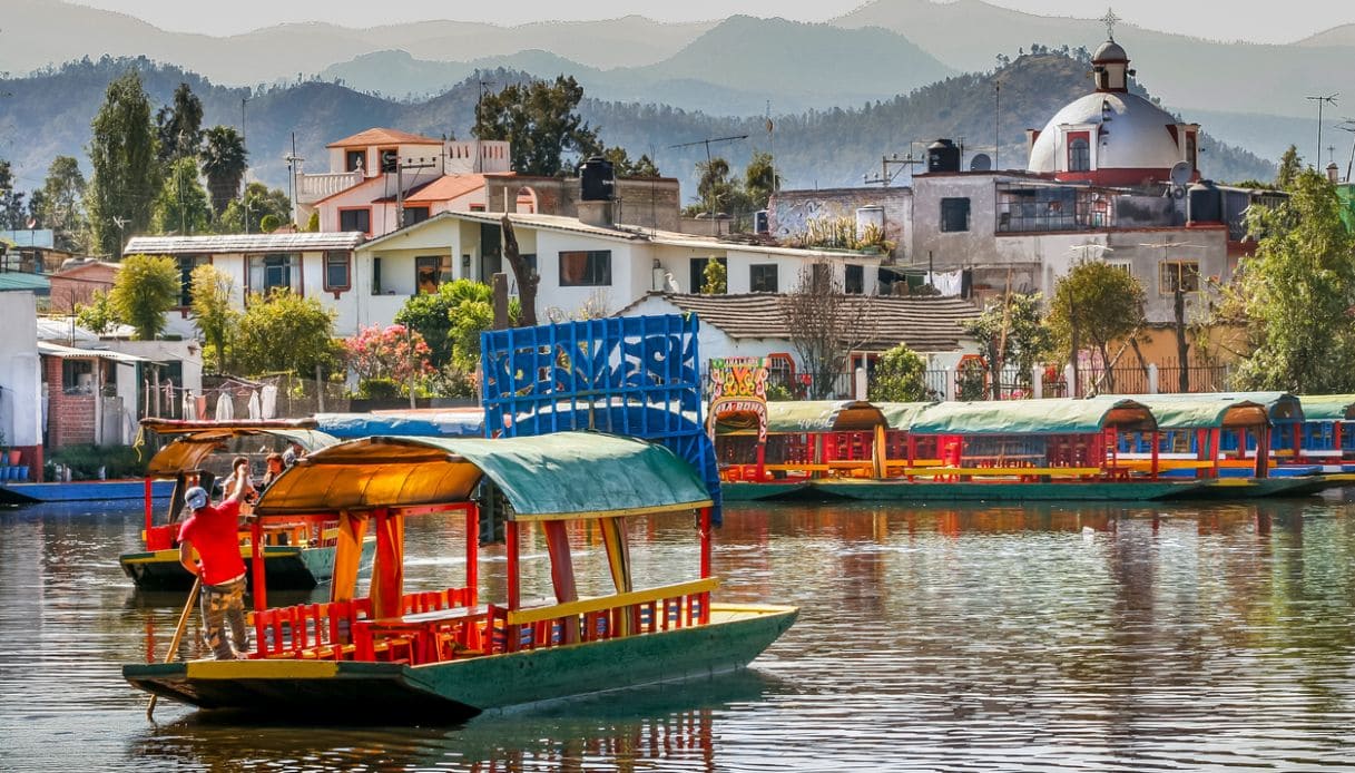 Il quartiere di Xochimilco a Città del Messico, una vera e propria meraviglia galleggiante