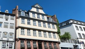 Una sosta nella casa di Goethe a Francoforte