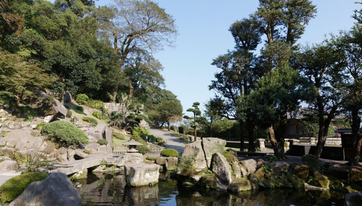 Sengan-en, giardino di Kagoshima,