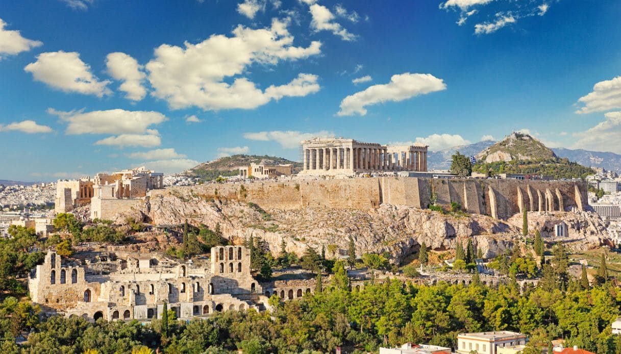 Panorama dell'Acropoli con il Partenone, Atene