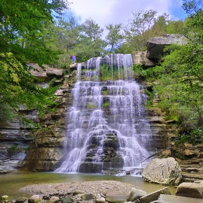 Cascata dell'Alferello, Romagna