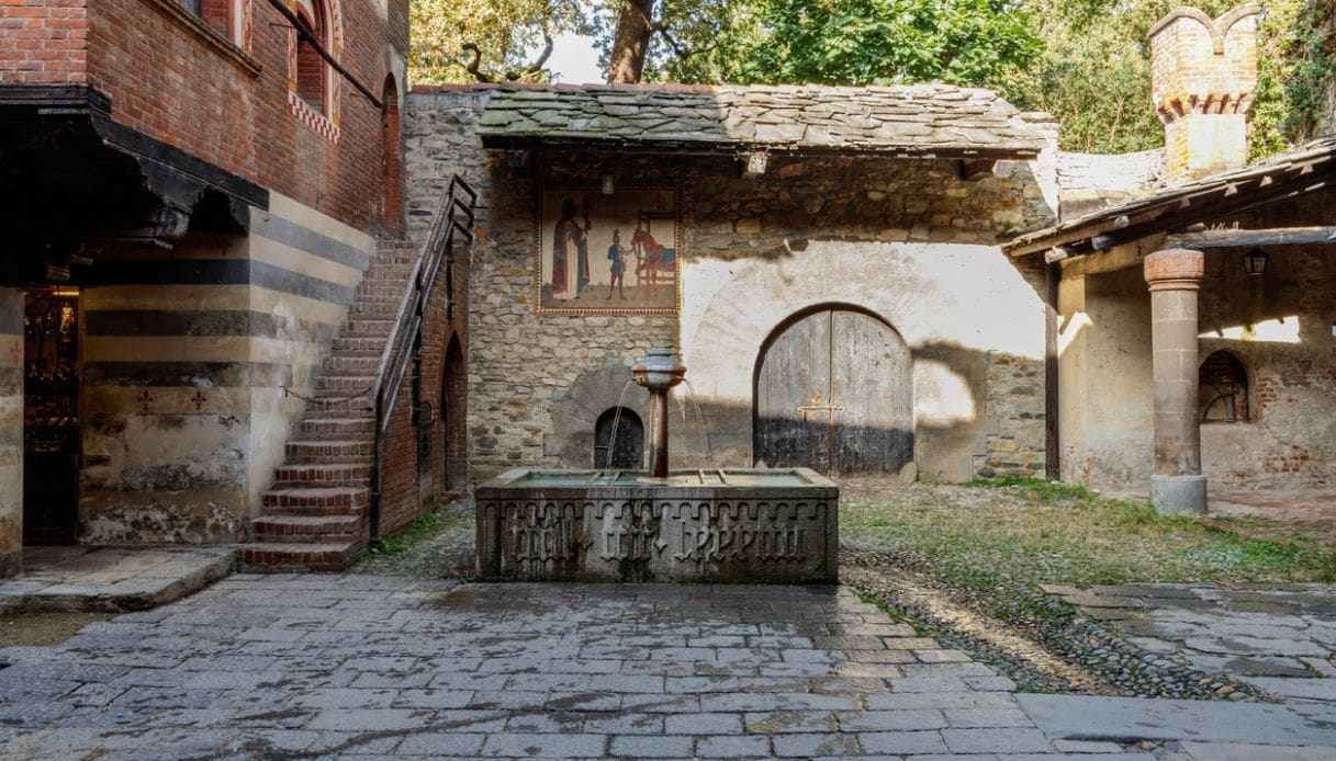 Particolare del Borgo Medievale al Parco del Valentino