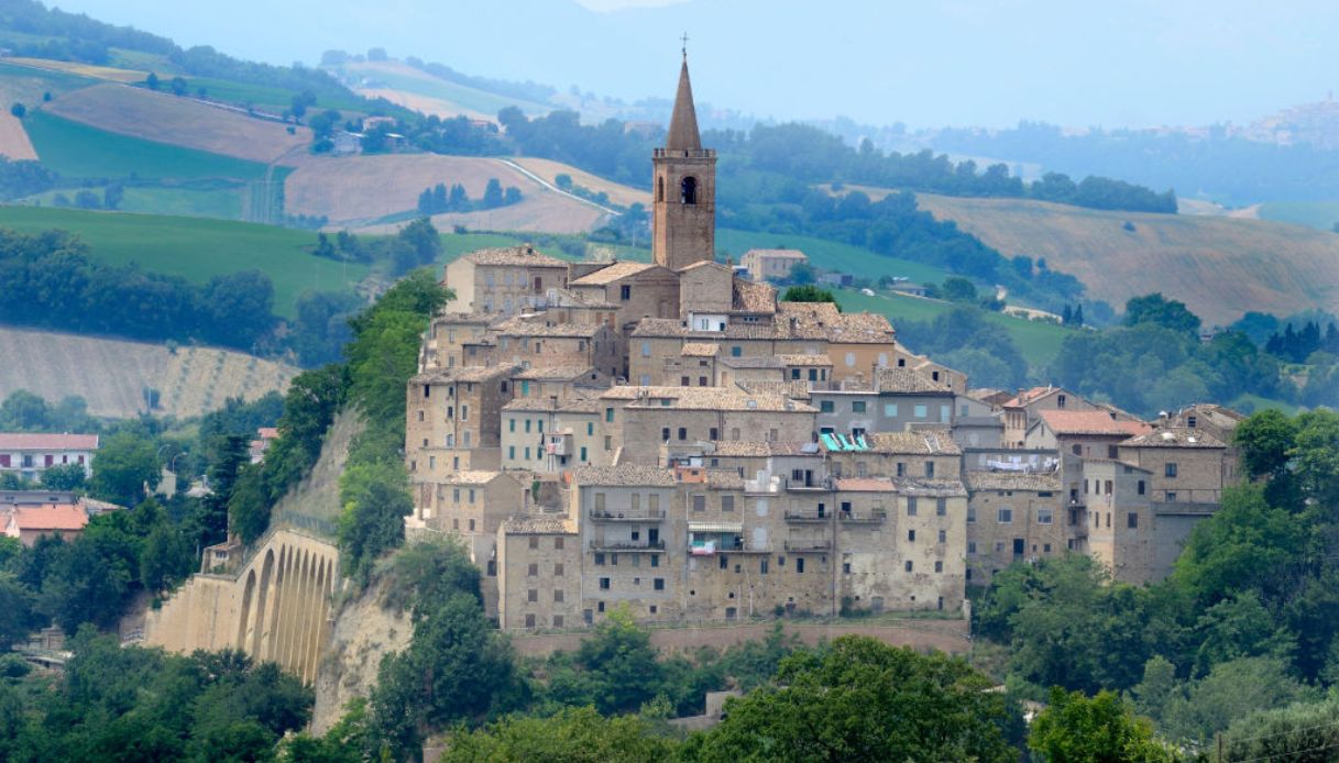 Il borgo di Castignano nelle Marche