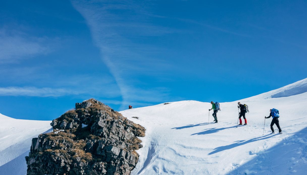 Escursionismo sul Monte Bianco