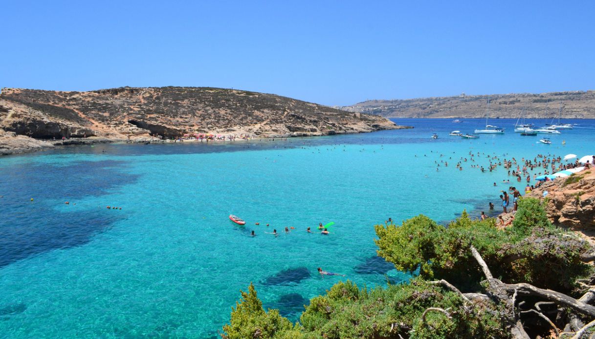 Paradisiaca spiaggia di Malta