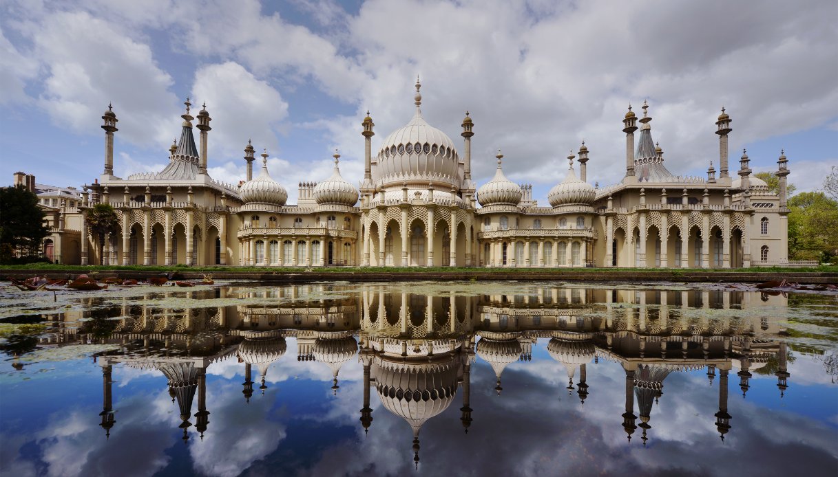 Vista panoramica del Royal Pavilion di Brighton