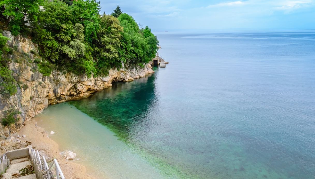 La spiaggia di Sablićevo in Croazia